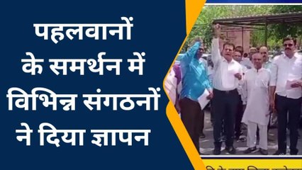 सरदारपुरा: धरने पर बैठे पहलवानों के समर्थन आए संगठन, बृजभूषण शरण की गिरफ्तारी की मांग