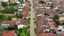 Alluvione a Lugo, l'acqua sale ovunque: le immagini dal drone