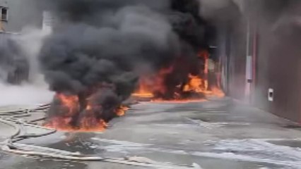 충남 천안 제조업체에서 폭발 추정 화재...7명 부상 / YTN