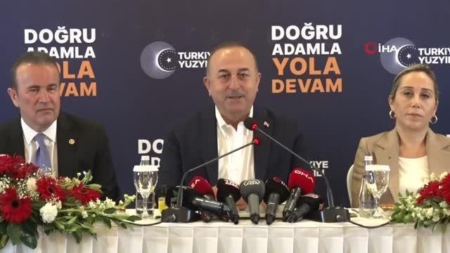 Bakan Çavuşoğlu: (Muhalefete) Rusya-Ukrayna savaşında tarafsızlığı bozup batıdan aferin almak için Rusya'ya yaptırım uygulamanın ülkemize ve...