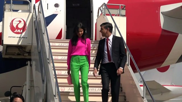 PM Rishi Sunak arrives in Tokyo ahead of G7 Summit
