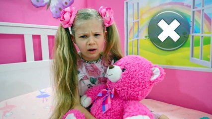 Pink vs Black Challenge by Diana and Roma