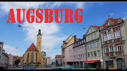 Walking in Augsburg, Germany.