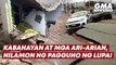 Kabahayan at mga ari-arian, nilamon ng pagguho ng lupa! | GMA News Feed