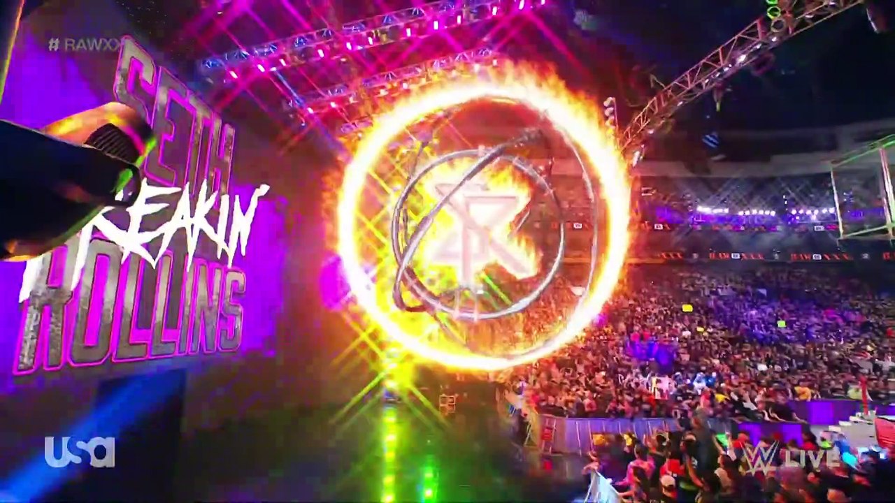 Seth "Freakin" Rollins & The Street Profits Entrances WWE Raw, Jan. 23