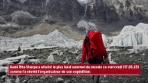 Un alpiniste gravit pour la 27ème fois l’Everest et bat un record !