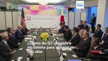 Líderes já chegaram a Hiroshima para a cimeira do G7