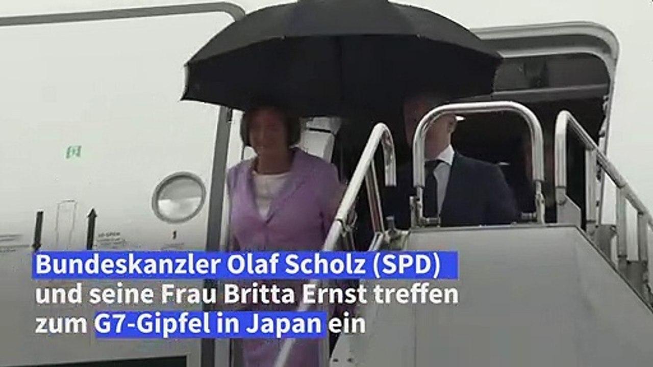 Scholz zu G7-Gipfel in Japan eingetroffen