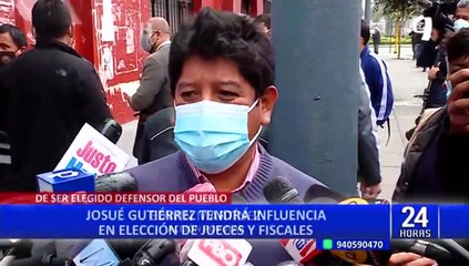 Josué Gutiérrez podría influenciar en elección de jueces y fiscales