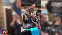 “Stone Cold” Steve Austin goes viral again on bar in Las Vegas
