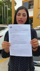 Karla Miotto registra boletim de ocorrência