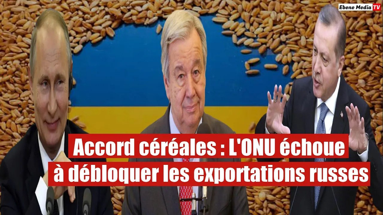 Accord céréales : L'ONU échoue à débloquer les exportations russes