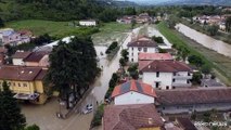 Maltempo in Emilia Romagna, l'alluvione a Cesena vista dall'alto