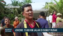 Presiden Jokowi Sebut Sepanjang 13.000 Kilometer Jalan Kabupaten di Sumut Rusak