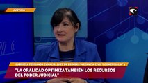 La jueza Gabriela Fernanda Canalis ponderó los beneficios de la oralidad en la justicia misionera y la optimización de los recursos