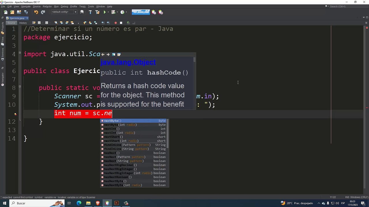 Determinar si un número es par en Java