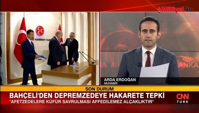 Depremzede vatandaşlara hakaret edenlere Bahçeli'den sert tepki