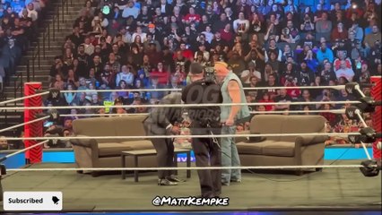 Brock Lesnar smashes MVP during WWE Raw!! 2/28/23