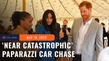 Harry, Meghan in 'near catastrophic' paparazzi car chase, spokesperson says