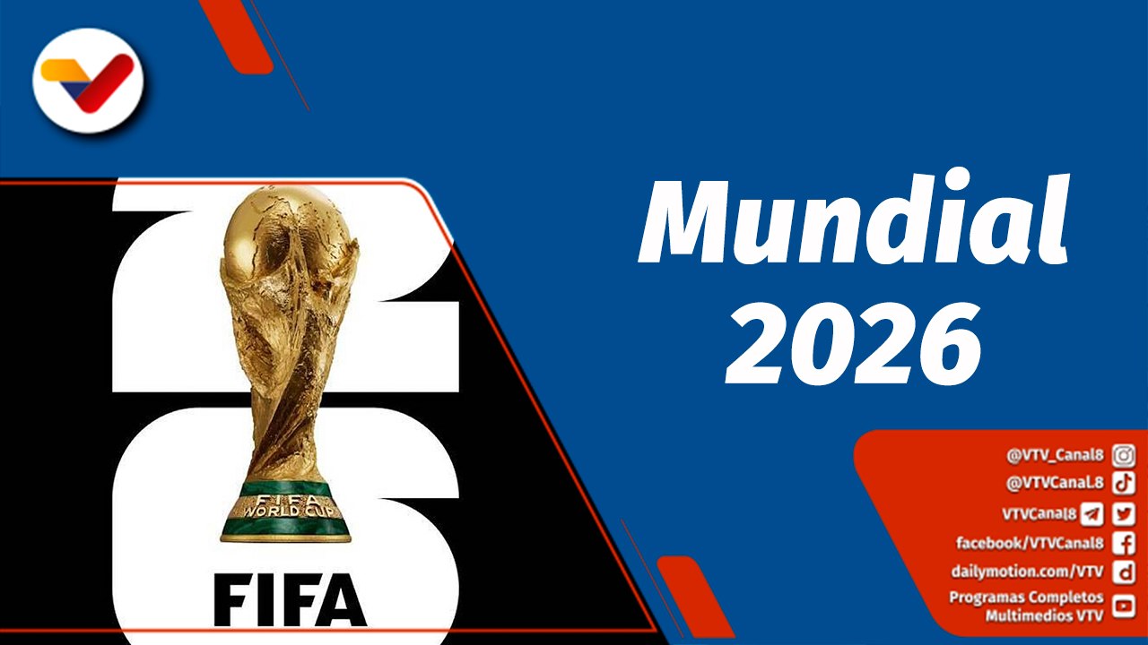 Deportes VTV | FIFA presenta logo y emblema del Mundial 2026