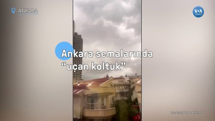 Ankara semalarında “uçan koltuk”