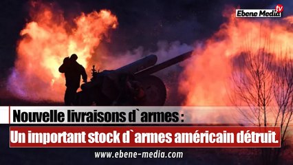 Les russes ont détruit un important stocks d'armes étrangères en Ukraine.