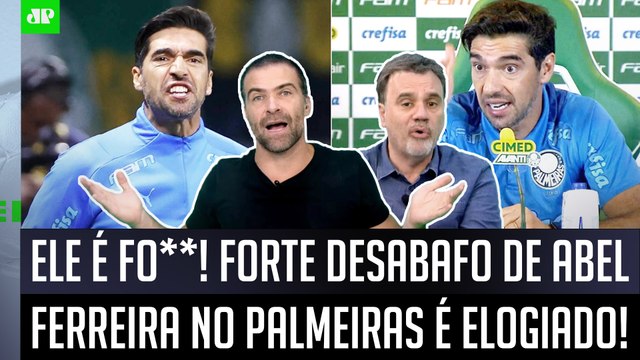 A gente TEM QUE ELOGIAR, cara! ISSO que o Abel FALOU é... DESABAFO FORTE gera DEBATE no Palmeiras!