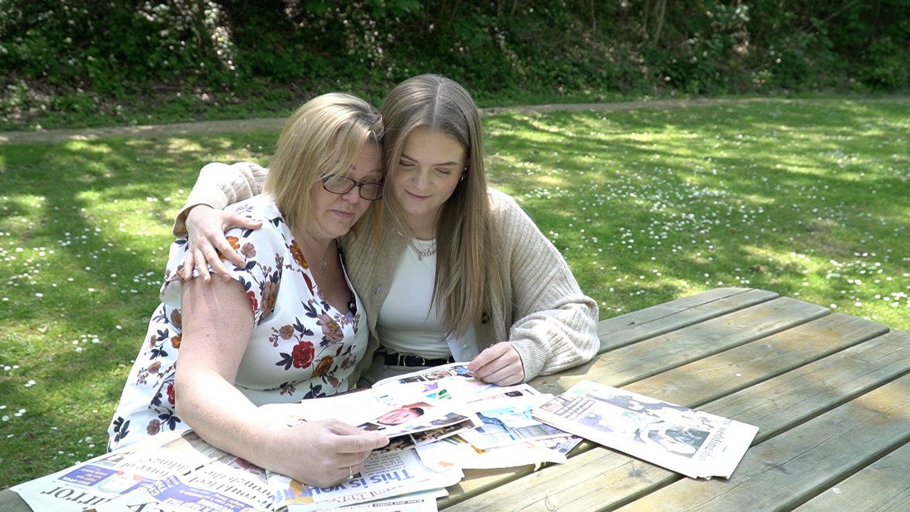Our reporter Abby Hook interviews her mum, who suffered a traumatic brain injury
