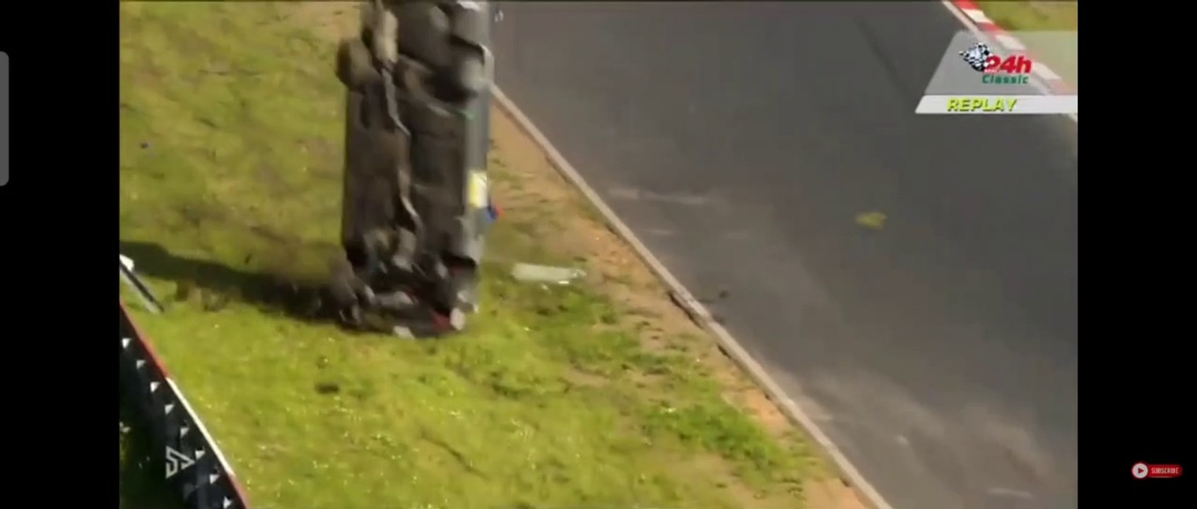 24h Nurburgring 2023 Classic Q1 BMW 440 Big Crash Flip