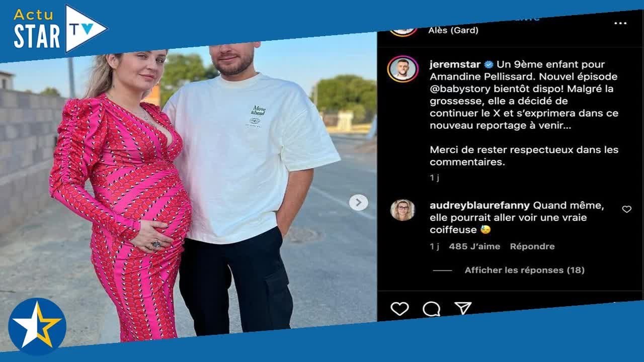 Amandine Pellissard enceinte de son neuvième enfant : sa nouvelle vidéo  avec Jeremstar suscite déjà