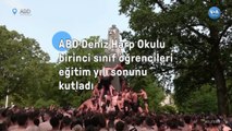 ABD Deniz Harp Okulu birinci sınıf öğrencileri eğitim yılı sonunu kutladı