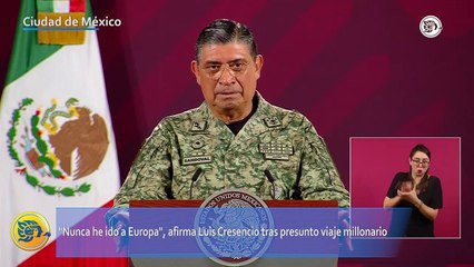 "Nunca he ido a Europa", afirma Luis Cresencio tras presunto viaje millonario