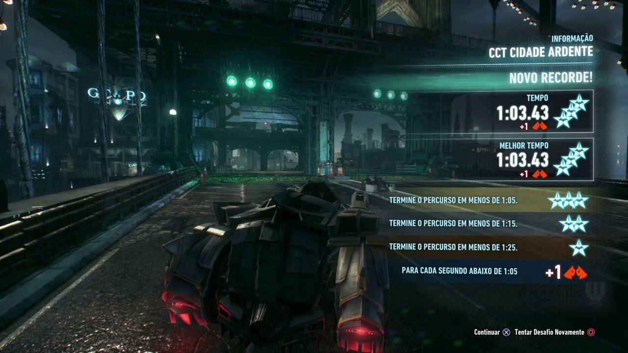 AR Challenges - City Heat TT - 3 stars - Batman: Arkham Knight