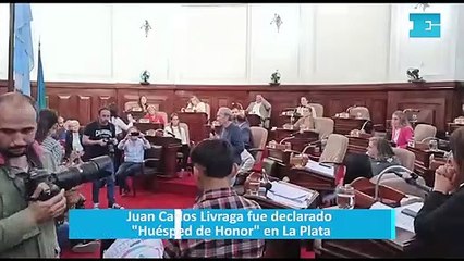 Juan Carlos Livraga fue declarado "Huésped de Honor" en La Plata