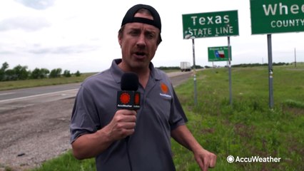 Risk of supercell storms across the Texas panhandle