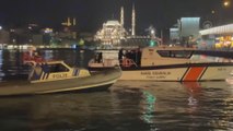 Beyoğlu'nda polis uygulaması sırasında denize atlayan kişi kayboldu
