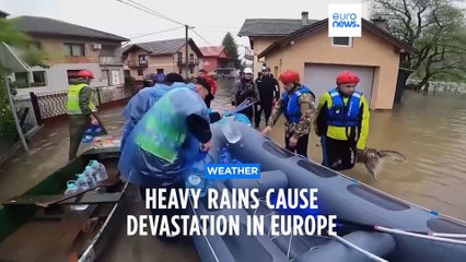 Weather emergencies declared across Europe as deadly torrential rain strikes