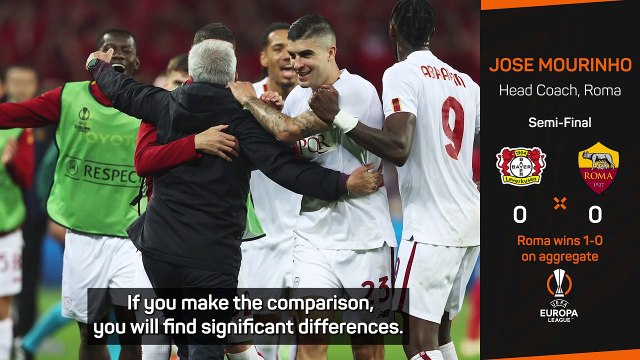 Mourinho says reaching Europa League final a bigger accomplishment than Conference League win