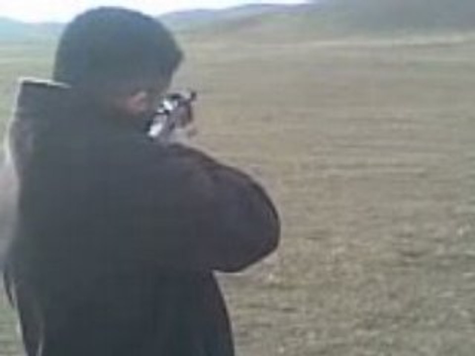 Hantulga shooting with AK47