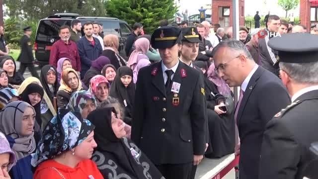 Kalp krizi sonucu hayatını kaybeden uzman çavuş son yolculuğuna uğurlandı