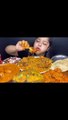 Mukbang mutton curry, chicken tikka masala, Spicy biryani, luchi & raita