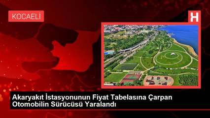 Скачать видео: Akaryakıt İstasyonunun Fiyat Tabelasına Çarpan Otomobilin Sürücüsü Yaralandı