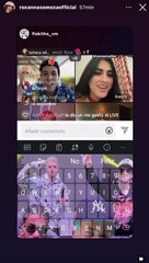 Roxanna Somoza en transmisión en vivo con Sebastián Yatra y Manuel Turizo