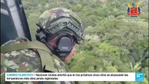 Militares de Colombia siguen la búsqueda de cuatro niños desaparecidos en accidente aéreo