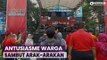 Jelang Arak-arakan Kontingen SEA Games, Antusiasme Warga Sudah Terlihat di Kawasan Sudirman