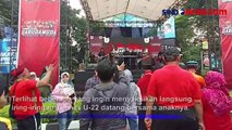 Antusiasme Warga Sudah Terlihat di Kawasan Sudirman, Jelang Arak-arakan Kontingen SEA Games