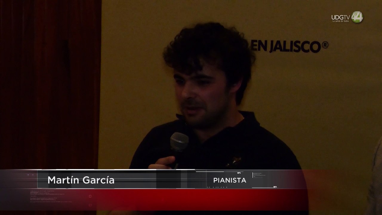 El pianista español Martín García, se presentará por primera vez en el Festival Cultural de Mayo