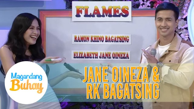 Jane and RK are happy with the result of their FLAMES | Magandang Buhay