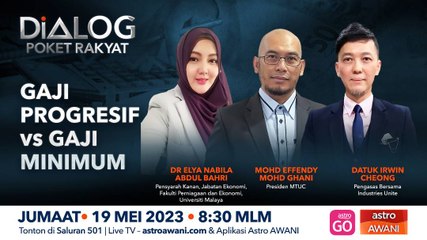 Dialog Poket Rakyat: Gaji progresif vs gaji minimum