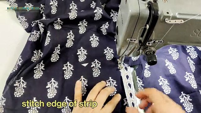 Very Easy V Collar Neck Design Cutting and Stitching / Step by Step Sewing Tutorial